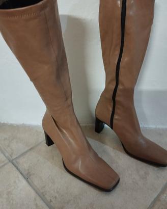 Stivali donna in pelle