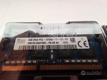 8GB (4GB x 2) DDR3 2Rx8 12800 CL11  SK Hynix