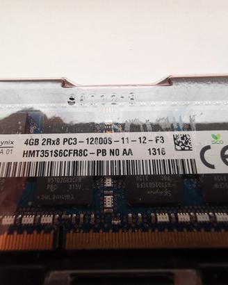 8GB (4GB x 2) DDR3 2Rx8 12800 CL11  SK Hynix