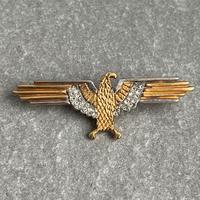 Spilla aquila vintage stile aeronautica militare