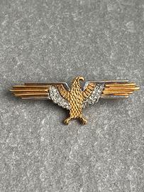 Spilla aquila vintage stile aeronautica militare