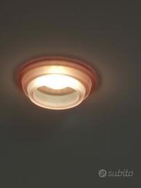 5 Faretti Mazzega murano - incasso contro soffitto