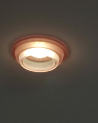 5 Faretti Mazzega murano - incasso contro soffitto
