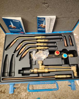 kit in cassetta per saldatura ossigeno acetilene 