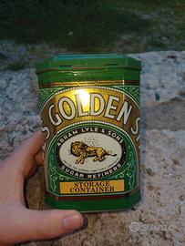 Scatola di latta Lyle’s Golden Syrup – contenitore