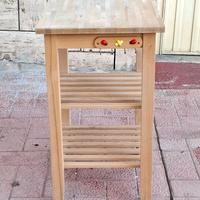 CARRELLO IN LEGNO CUCINA ECC. FUORIGROTTA.