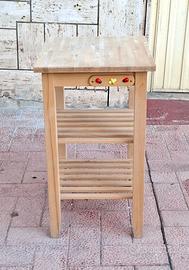 CARRELLO IN LEGNO CUCINA ECC. FUORIGROTTA.