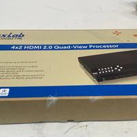 Processore video Quad-View 4×2, visione simultanea