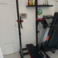 Stazione Multifunzione + panca + bilanciere