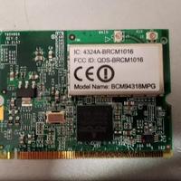 Scheda di rete wireless wifi broadcom bcm94318mpg