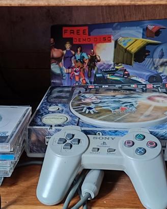 Play station 1 funzionante con controler e giochi