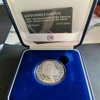 10€ - 2007 Anniversario Nascita di Antonio Canova 