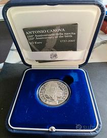 10€ - 2007 Anniversario Nascita di Antonio Canova 
