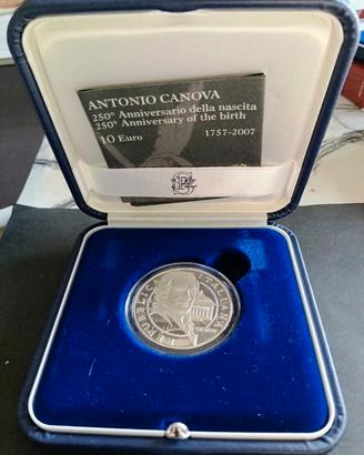 10€ - 2007 Anniversario Nascita di Antonio Canova 
