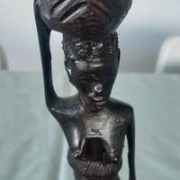 STATUETTA TRIBALE  AFRICANA  IN LEGNO