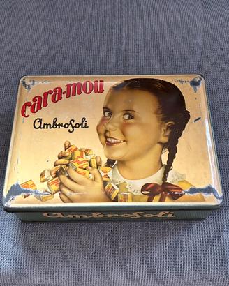 Scatola in latta Ambrosoli