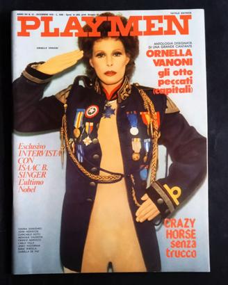 PLAYMEN DICEMBRE 1978  ORNELLA VANONI ROSA FUMETTO