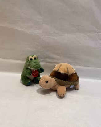 Peluche_22 - Trudi - Coccodrillo e Tartaruga