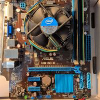 Scheda madre + processore Intel + 4GB Ram