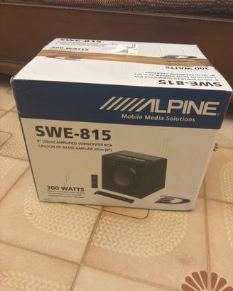 Subwoofer Alpine swe-815