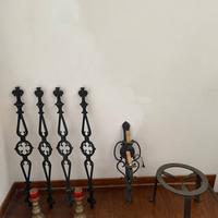 Set accessori vintage in ferro battuto