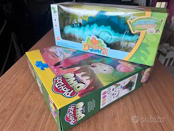 Giochi Dinosauri: Play-Doh + Dinosauro interattivo