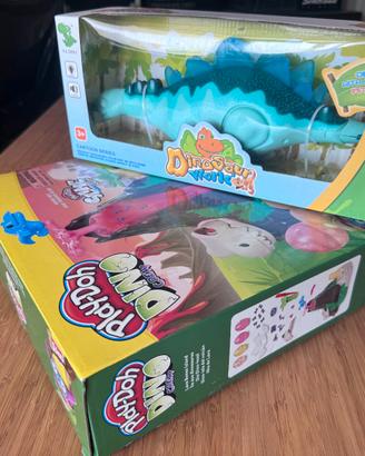 Giochi Dinosauri: Play-Doh + Dinosauro interattivo