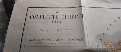 Carta topografica 1914