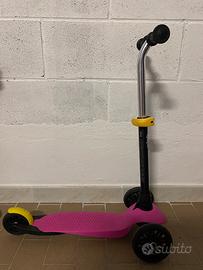 Monopattino bambino B 100 3 ruote rosa