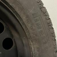 4 gomme termiche e cerchi acciaio Opel meriva