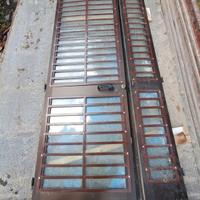 portoncino in alluminio e ferro 