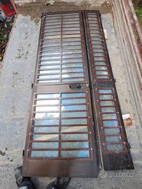 portoncino in alluminio e ferro 