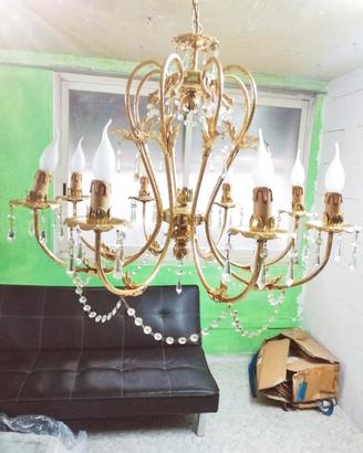 lampadario di Swarovski con 8 