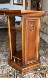 Carrello porta bottiglie / liquori in legno.