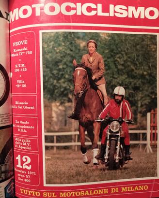 Rivista MOTOCICLISMO numero 12 del 1971