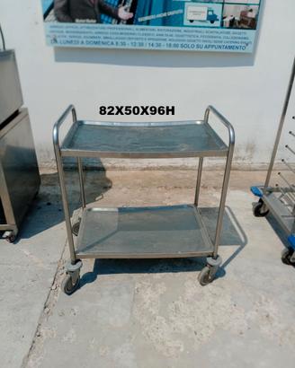 carrello da servizio in acciaio