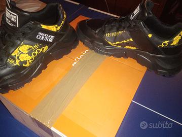 scarpe con zeppa alta versace