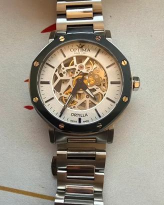 Optima Ortilla Skeleton Swiss made automatico