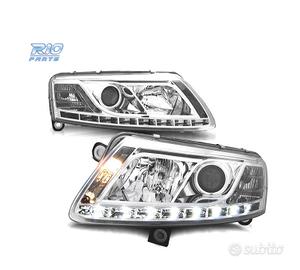 FARI XENON AUDI A6 4F 04-08 DRL LUCE DIURNA REALE 