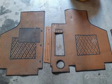 Tappetini auto gomma Autobianchi A112 anteriori