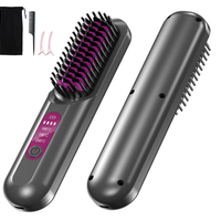 Spazzola lisciante per capelli senza fili