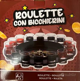 Roulette alcolica con bicchierini