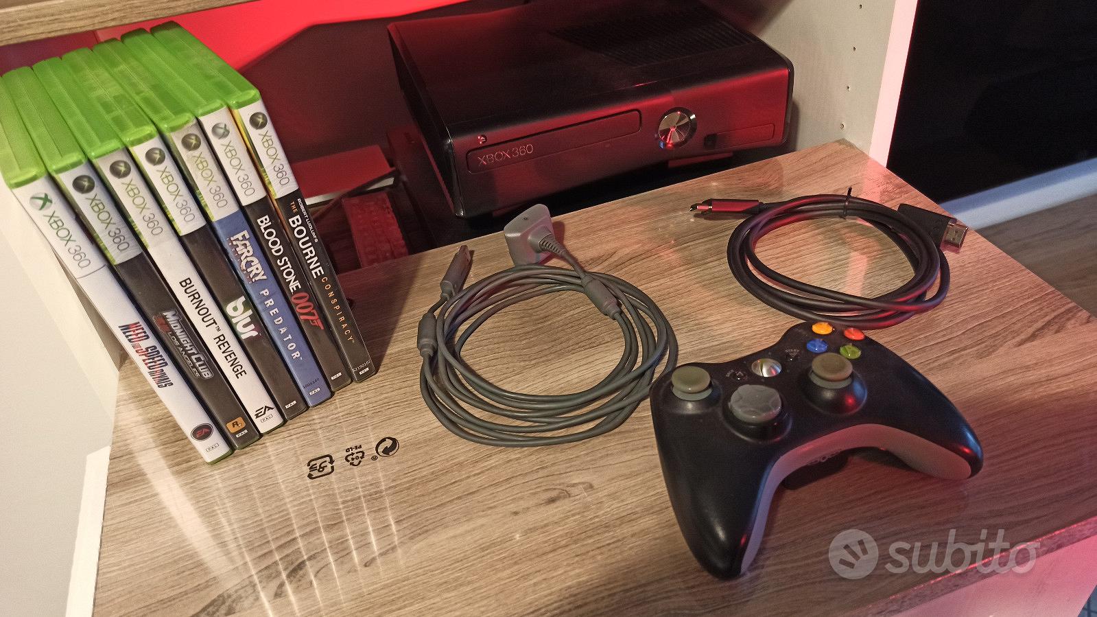 Console Xbox 360 Black, 250Gb perfetta e completa Console e