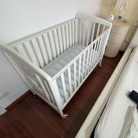 Culla cassttiera bagnetto italbaby, materaaso