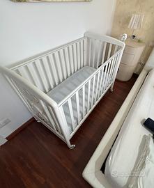 Culla cassttiera bagnetto italbaby, materaaso