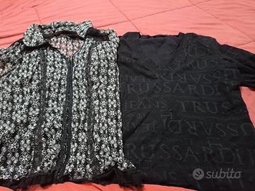 1 camicia e t shirt nera
