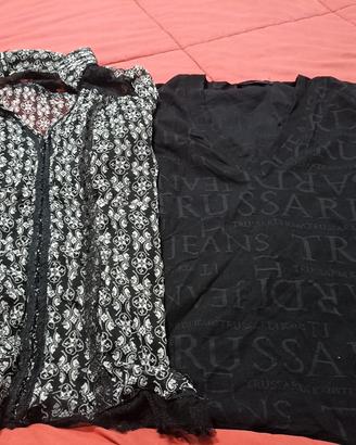 1 camicia e t shirt nera