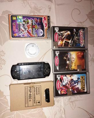 psp + camera + 5 giochi