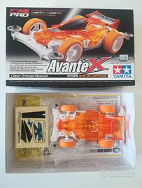 Mini 4wd Avante X Azure Clear Orange