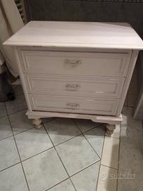 coppia di comodini Shabby chic